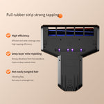 Tevorex Dust Mite Vacuum Cleaner 15kPa Strong Suction Ultrasonic Sterilization 3 Speeds 12000 RPM Beating Type C Charging Dual Dust Cup for Home Use