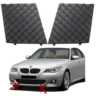 2pcs Front Bumper Lower Mesh Grill Trim Cover Left and Right For BMW E60 E61M