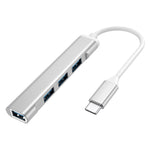 Bakeey 4-in-1 Type-C Docking Station USB Adapter with USB3.0*4 for PC Laptop Matebook HUAWEI XIAOMI Macbook Pro