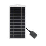2.5W 5V Solar Panel Charger High Efficiency Monocrystalline Silicon Waterproof USB Output Portable Solar Power Bank 20.5 Conversion Rate Outdoor Essentials