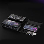 LinkMejor Mercurys K1 PRO Mechanical Keyboard Tri-mode Hot Swappable Gasket RGB Aluminum Alloy 75% Layout Customized Wireless Gaming Keyboard