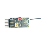 RX42BRB Multi-protocol 6CH Mini Compatible RC Receiver with Dual Brushed 7.5A ESC for Flysky Wfly Microzone Radio Transmitter