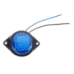LinkMejor Light Clearance Front Rear Side Marker Indicator Lamp Round Outer Display Width Light