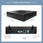 SriHome NVS003 5MP Ultra HD Network Video Recorder 16 Channel NVR VGA Video Output Smart Motion Detections Instant Alerts Two-Way Audio Surveillance Hard Disk Recorder for Home Security