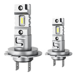 LinkMejor X5-H7 Pair 2600LM LED Car LED Headlight Bulbs Hi/Low Beam 6000K-6500K Unviersal Car LED Headlights