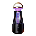 Tevorex 3500V Electric Mosquito Killer Lamp 365nm UV Temperature Simulation Dual Attraction System 3 Levels Smart Timer Quiet Operation Rechargeable Bug Zapper Light for Indoor Outdoor