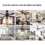 LinkMejor WiFi Ceiling Fan Lamp Remote Control AC110V 220V Timing Control Switch Adjusted Wind Speed Transmitter with Alexa Google Assistant Yandex Alices