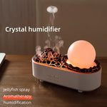 Volcano Humidifier Household Large Fog Desktop Creative Ornaments Bedroom Night Light Home Air Humidifier with Dual Mist Modes