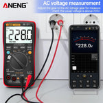LinkMejor AN9002 Bluetooth Digital Multimeter 6000 Counts Professional MultimetroTrue RMS AC/DC Current Voltage Tester Auto-Range