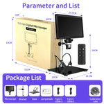 Mustool DM13 10.1 Inch Digital Microscope 1500X 1080P Video 20M Photo Resolution 8 LED Lights Adjustable Screen Type-C Connectivity Live View