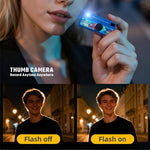 G6 Thumb Camera 1080P HD Video Recording 130° Wide-Angle Photography Keychain Mini Cameras Portable DVR with Photo Upload to Mobile Phone