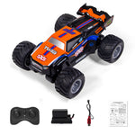 LinkMejor Q243 RTR 2.4G 4WD RC Car Amphibious Waterproof Off-Road Monster Truck 360° Rotation Remote Control Stunt Vehicles Models Toys