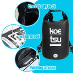 LinkMejor 15L/3.96gal Waterproof Large Capacity Paddle Board Bag, For Secure Storage And Easy Carrying, Portable Lightweight Paddle Board Bag With Carry Handle, Travel Carrying Backpack