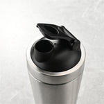 IPRee Stainless Steel Protein Shaker Double Layer Cup Portable Fitness Sports Mug Nutrition Shakers Cup Water Bottles Water Cup Portable Shakers Kettle