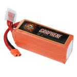 LinkMejor GRAPHENE Power 22.2V 2200mAh 100C 6S LiPo Battery XT60 Plug for RC Drone