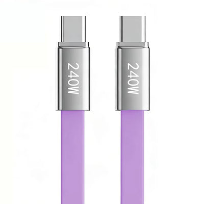 PD240W Type-C to Type-C Cable QC PD Fast Charging Data Transmission Copper Core Line 1.5M Long for iPhone 17 17 Pro 16 Pro Max 15 14 for Huawei Mate XTs for Xiaomi 17pro for OPPO