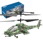 Black Hawks 2.4G 3.5CH Military Design Modular Battery One-key Takeoff and Landing Altitude Hold RC Helicopter RTF