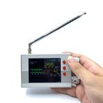 Aluminum Alloy Housing TEF6686 Full Band FM/AM/Short Wave HF/LW HF Radio Receiver with Telescopic Antenna