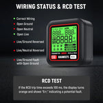 EU US DirectKAIWEETS KT301E Circuit Breaker Finder Kit Socket Tester With LCD Backlight RCD Test NCV Voltage Tester EU Plug