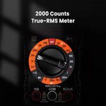 EU Direct KAIWEETS KM100 Digital Multimeter AC/DC Voltage DC Current Resistance Tester Top Safety Features Best for Electrician and DIY Testing