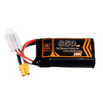 LinkMejor 7.4V 850mAh 100C 2S Lipo Battery XT30 Plug for RC Racing Drone