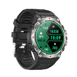 LinkMejor TG02 1.43-inch AMOLED Display GPS Compass Altimeter & Barometer 500mAh Battery bluetooth Call Heart Rate Blood Pressure Blood Oxygen Monitor Sleep Monitoring Multi-sport Modes IP68 Waterproof Smart Watch