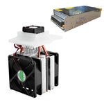 12V 10A DIY Electronic Refrigerator Production Kit Module Semiconductor Refrigeration Chip Radiator System with 1/2 Tube
