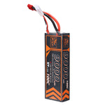 LinkMejor Power 7.6V 9000mAh 100C 2S LiPo Battery T Deans Plug for RC Car