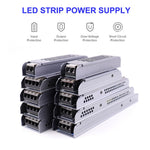 LinkMejor 12V 24V Transformer 100W LED Driver Power Supply Super Thin A/D Converter for LED Strip Light Bulb