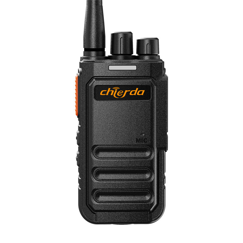 Chierda CD3107 Long Range Walkie Talkies UV Dual Band Two Way Radio 4000mAh Type-C Charging Anti Interference Secure Communication Transceiver Ham Radios