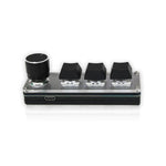 3 Key RGB Mechanical Keyboard Type-C Customizable Programmable Shortcut Macropad Rotary Encoder Gaming Keypad Computer Laptop Tablet Mobile Compatible