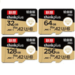 LinkMejor Thinkplus U3 A2 C10 Platinum TF Card 32GB/64GB/128GB/256GB High Speed Mini SD Card Flash Memory Card for Smartphone Driving Recorder Camera
