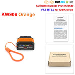 Konnwei KW906 OBD2 ELM327 V1.5 Pic18F25K80 OBD 2 Bluetooth 5.0 Scanners Car Diagnostic tool Code Reader For Android/IOS
