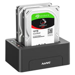 LinkMejor K3082 USB3.0 Dual Bay Hard Drive Copier Efficient Heat Dissipation for 2.5" / 3.5" SATA Serial Port SSD Solid State Drive