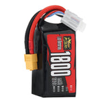 LinkMejor 3S 11.1V 1800mAh 120C 19.98Wh LiPo Battery XT60 Plug for RC Drone FPV Racing