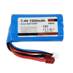 LinkMejor SG116 SG216 PRO/MAX 1/16 Drift RC Car Parts 7.4V 1300mAh/1500mAh 15C 2S Li-ion Battery T Plug 18650 Vehicles Models Spare Accessires