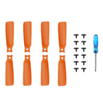 LinkMejor 4022F Lightweight Colorful Propeller Props Blades Accessories for DJI FLIP RC Drone Quadcopter