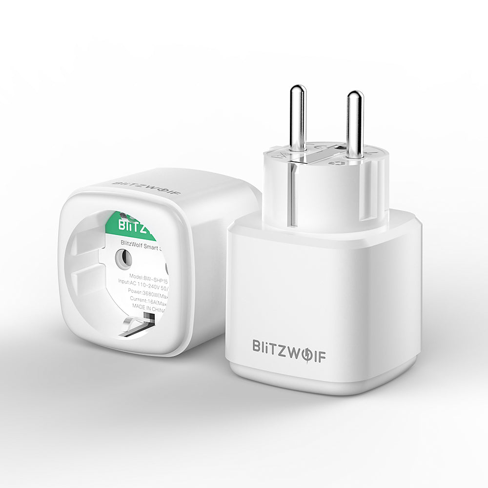 LinkMejor® BW-SHP15 Zigbee 3.0 16A 3680W Smart Plug Wireless Power Socket Outlet EU Plug APP Remote Control / Voice Control / Multiple Timer Modes Compatible With Amazon Alexa / Google Assistant