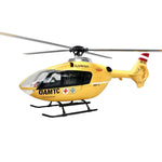 LinkMejor EC135 450 Class 2.4G 11CH Yellow Red Tail 4 blades GPS Stabilized Scale RC Helicopter RTF With X2 Flight Controller