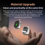 LinkMejor Smart Car Connected Box Wireless Android Auto CarPlay BT 4.2 Chip 5.8GHz Dual-Band SOC Compact Plug and Play Hidden USB Design Safe Driving Voice Assistant