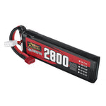 LinkMejor Power 11.1V 2800mAh 100C 3S LiPo Battery T Plug for RC Car