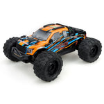 LinkMejor MT16 RTR 1/16 2.4G 4WD 80km/h Fast Brushless RC Car 3S Desert Monster Off-Road Truck Alloy Chassis LED Light Full Proportional Vehicles Models Toys Oil Filled Shocks