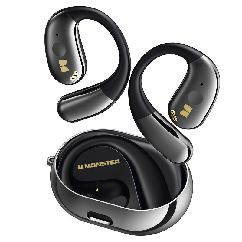 LinkMejor AC360 OWS Earbuds bluetooth Earphone 14.2mm Titanium PU Diaphragm AAC Audio Open-ear Earhooks Headphones with Mic
