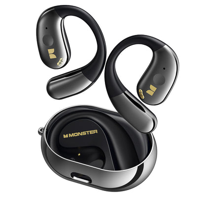 LinkMejor AC360 OWS Earbuds bluetooth Earphone 14.2mm Titanium PU Diaphragm AAC Audio Open-ear Earhooks Headphones with Mic