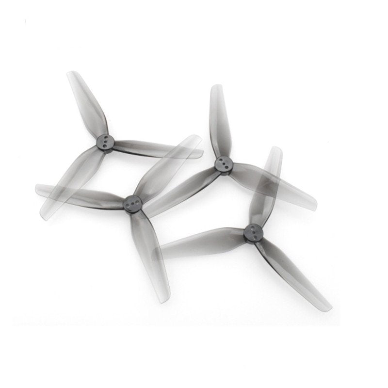 2 Pairs HQprop Durable Prop T4X2X3 4020 4 Inch 3-Blade Propeller Grey (2CW+2CCW) Poly Carbonate for FPV Racing RC Drone