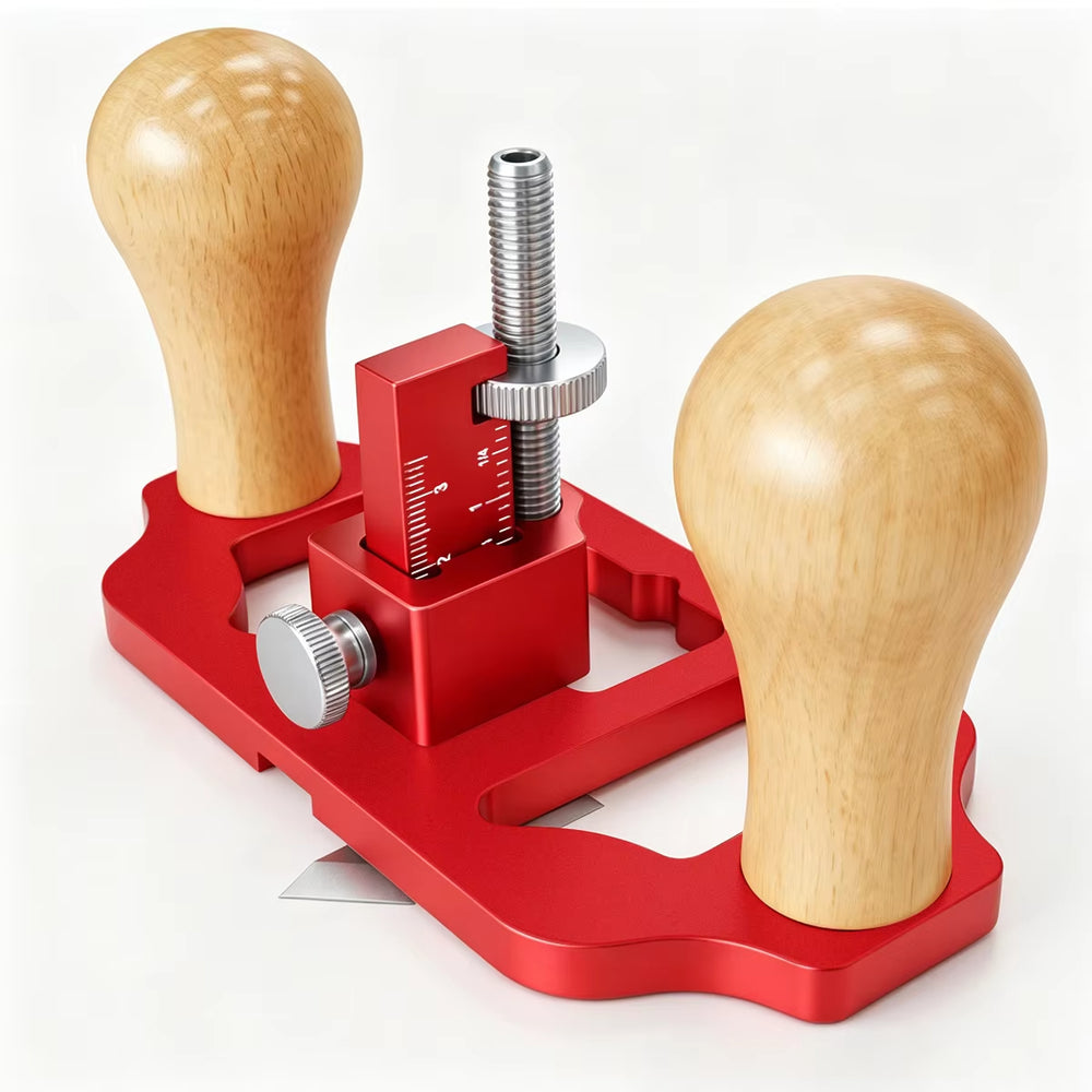 Handheld Router Plane Adjustable Blade Depth Woodworking Groove Bottom Smoothing Plane for Grooves Rabbets