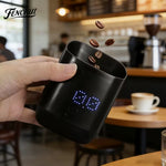 Comfook Digital Coffee Dosing Scale Cup 500g Capacity 0.1g Precision Portable USB Rechargeable Espresso Weighing Tool with LED Touch Screen for Kitchen Gadget