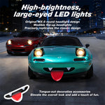 LinkMejor 1804 RTR 1/18 2.4G RWD RC Car Drift for Mazda MX-5 Miata NA Gyro LED Light Official Licensed On-Road Full Proportional Remote Control Racing Vehicles Models Toys