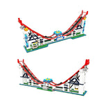 Mould King 11030 Fenghuolun Rollercoaster Motorized Amusement Building Block Brick Assembly Kit Kids Christmas Gift