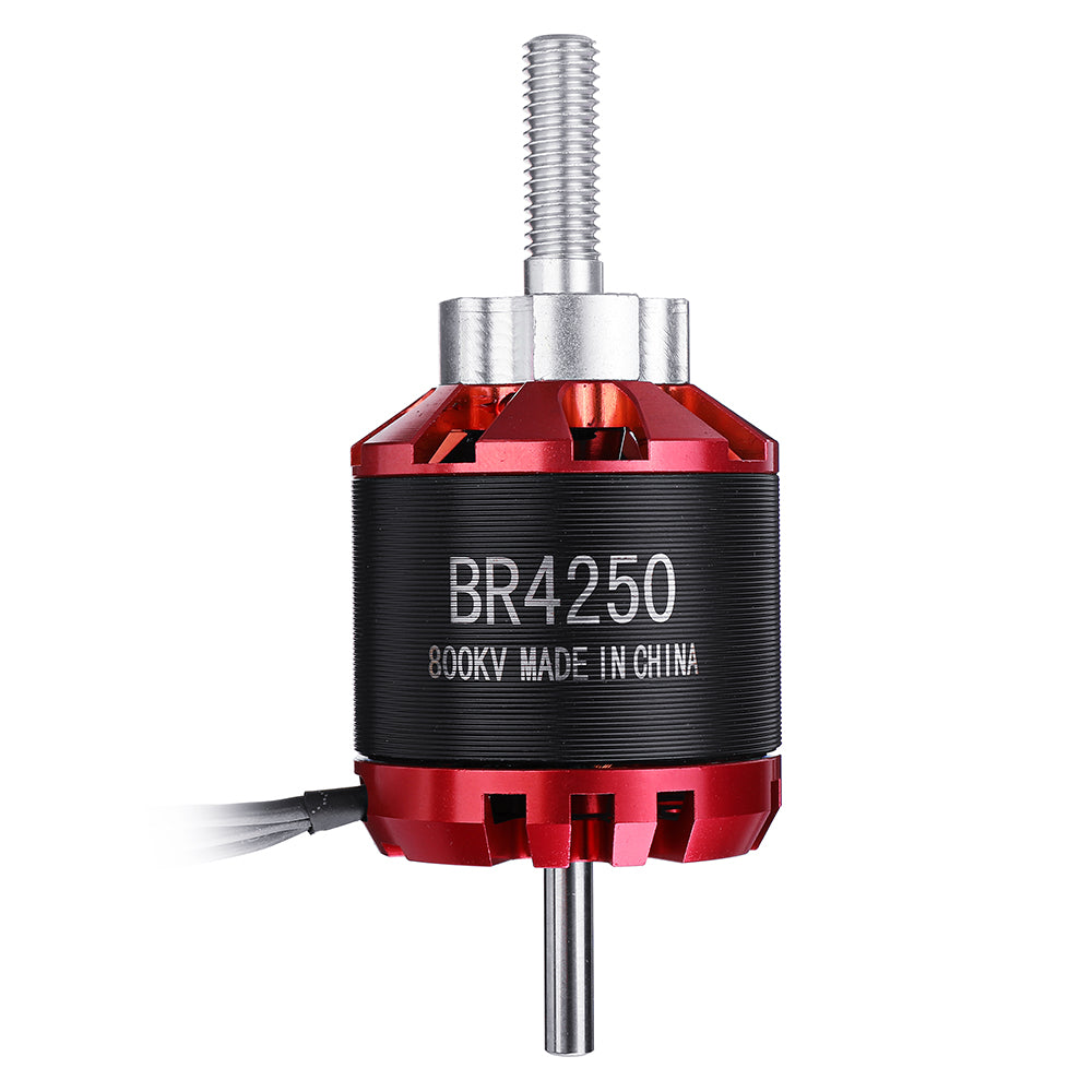 LinkMejor RC Brushless Motor BR4250 800KV 3S-7S Support 11*5.5 Prop for Fixed Wing RC Airplane Drone